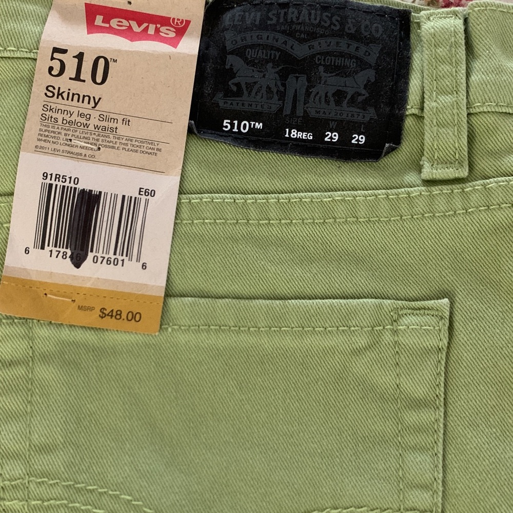 Levi Jeans- 510 Skinny- Retro- 29x29-size 18